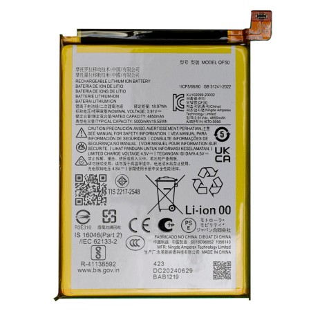 Bateria QF50 Para Motorola Moto G04 - G24 - G34 5000 mAh