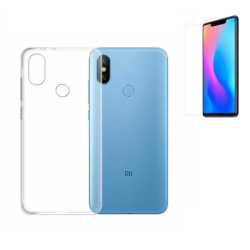 Funda TPU LISA Transparente Xiaomi MI 8 (6.21) + Protector