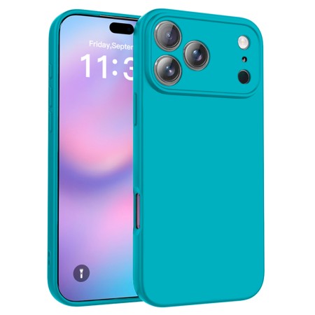 Funda iPhone 17 Pro (6.3) Verde Tpu Lisa Silicona Gel Premium