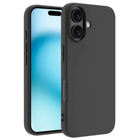 Funda iPhone 17 (6.3) Negro Tpu Lisa Silicona Gel Premium