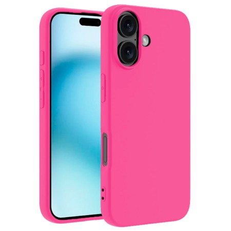 Funda iPhone 17 (6.3) Fucsia Tpu Lisa Silicona Gel Premium