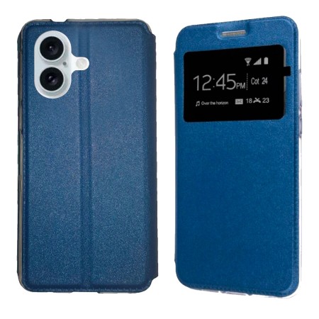 Funda iPhone 17 (6.3) Azul Libro Ventana