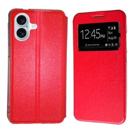 Funda iPhone 17 (6.3) Rojo Libro Ventana
