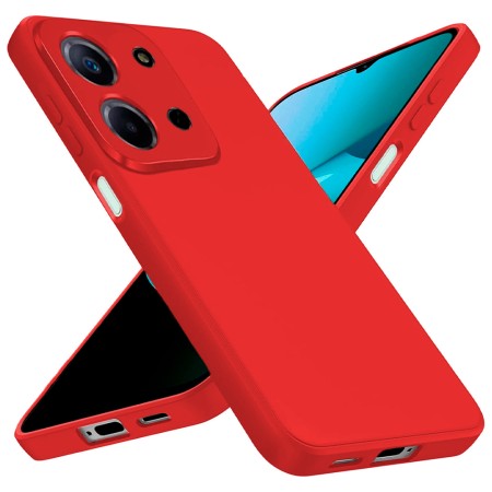 Funda Xiaomi Redmi 15C 4G - Poco C85 4G (6.9) Rojo Tpu Lisa Silicona Gel Premium