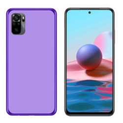 Funda Xiaomi Redmi Note 10S (6.43) Morada Tpu lisa silicona gel