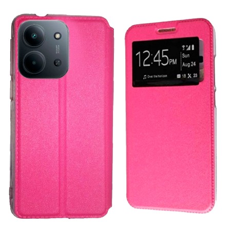 Funda Xiaomi Redmi 15C 4G - Poco C85 4G (6.9) Rosa Libro Ventana