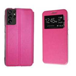 Funda Samsung Galaxy S21 Ultra (6.8) Rosa Libro Ventana