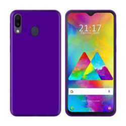 Funda Samsung Galaxy M20 (6.3) Morada Tpu lisa silicona gel