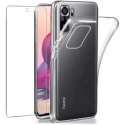 Funda Xiaomi Redmi Note 10 / 10S (6.43) Transparente TPU LISA Silicona + Protector