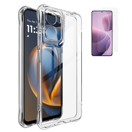 Funda Motorola Moto G05 4G (6.67) Reforzada Antichoques Antigolpes Tpu Silicona Gel + Protector Cristal Templado 9H