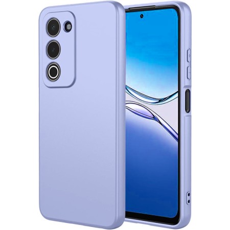 Funda Oppo A5 2025 (6.67) Morado Tpu Lisa Silicona Gel Premium