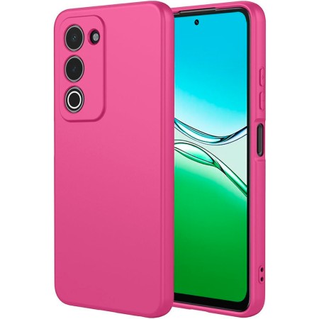 Funda Oppo A5 2025 (6.67) Fucsia Tpu Lisa Silicona Gel Premium