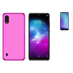 Funda ZTE Blade A5 2020 (6.09) Rosa TPU LISA Silicona + Protector