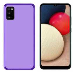 Funda Samsung Galaxy A02s (6.5) Morada Tpu lisa silicona gel