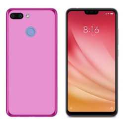 Funda Xiaomi MI 8 Lite (6.26) Rosa Tpu lisa silicona gel