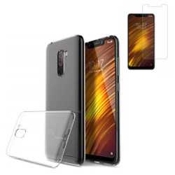 Funda Transparente Xiaomi Pocophone F1 (6.18) TPU LISA Silicona + Protector