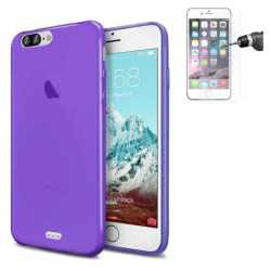 Funda Tpu Lisa Iphone 7 4.7 Morada + Protector