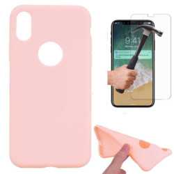 Funda TPU LISA IPHONE 8 ROSA + Protector