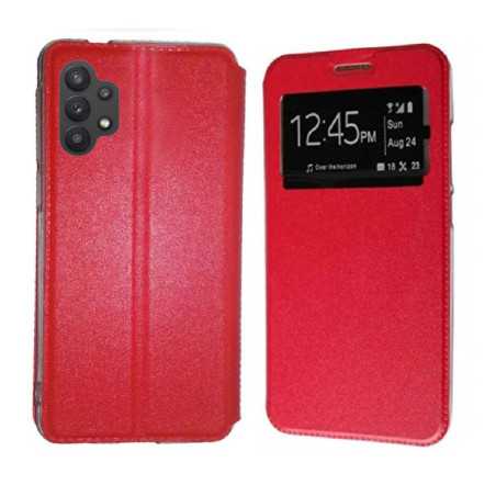 Funda Samsung Galaxy A32 (5G) Rojo Libro Ventana