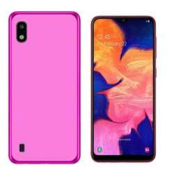 Funda Samsung Galaxy A10 (6.2) Rosa Tpu lisa silicona gel