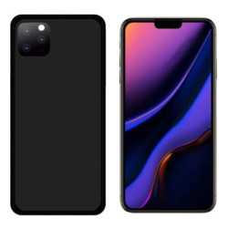 Funda Iphone XI 11 PRO 5.8 Negra Tpu lisa silicona gel