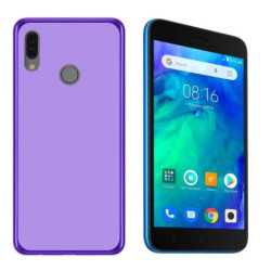 Funda Xiaomi Redmi Go (5) Morada Tpu lisa silicona gel