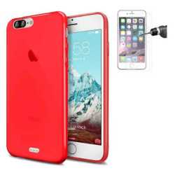 Funda Tpu Lisa Iphone 7 Plus 5.5 Roja + Protector