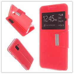 Funda Libro Ventana Roja Samsung Galaxy A6 2018 Plus (6)