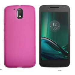 Funda TPU LISA MOTOROLA MOTO G4 G4 PLUS 4ª GENERACION ROSA