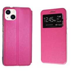 Funda IPhone 13 (6.1) Rosa Libro Ventana