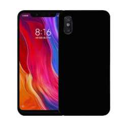 Funda Xiaomi MI 8 Pro (6.21) Negra Tpu lisa silicona gel