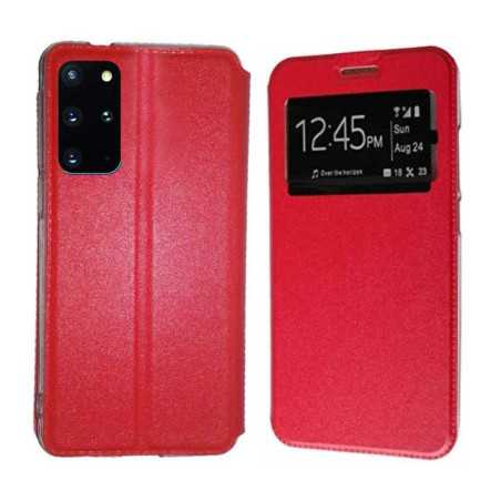Funda Samsung Galaxy S20+ Plus Roja Libro Ventana