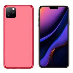 Funda Iphone XI 11 PRO 5.8 Roja Tpu lisa silicona gel