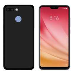 Funda Xiaomi MI 8 Lite (6.26) Negra Tpu lisa silicona gel