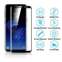 Protector Samsung Galaxy S9 (5.8) Negro Completo Cubre todo