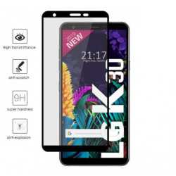 Protector LG K30 2019 (5.45) Cristal Templado negro Completo Full Glue