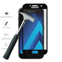 Protector Negro Samsung Galaxy A5 2017 3D Completo Cubre todo