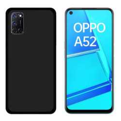 Funda OPPO A52 / A72 / A92 (6.5) Negra Tpu lisa silicona gel