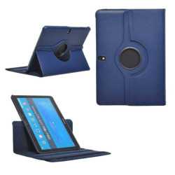 FUNDA Samsung Galaxy TAB PRO 10.1 SM-T520 SM-T525 AZUL TABLET GIRATORIA 360 Grados