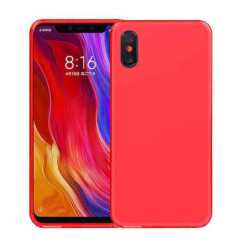 Funda Xiaomi MI 8 Pro (6.21) Roja Tpu lisa silicona gel