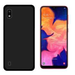 Funda Samsung Galaxy A10 (6.2) Negra Tpu lisa silicona gel