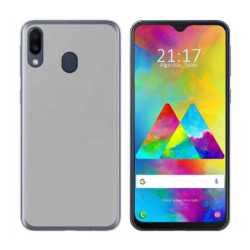 Funda Samsung Galaxy M20 (6.3) Blanca Tpu lisa silicona gel