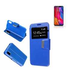 Funda Libro Ventana Azul Xiaomi MI 8 Pro (6.21) + Protector