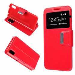 Funda Libro Ventana Roja Xiaomi MI 8 Pro (6.21)