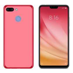 Funda Xiaomi MI 8 Lite (6.26) Roja Tpu lisa silicona gel