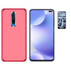 Funda Xiaomi Redmi K30 / K30 5G (6.67) Roja TPU LISA Silicona + Protector