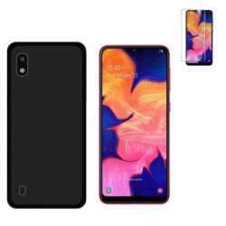 Funda Samsung Galaxy A10 (6.2) Negra TPU LISA Silicona + Protector