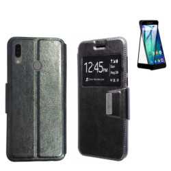 Funda Xiaomi Redmi Go (5) Negra Libro Ventana + Protector