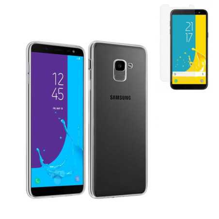 Funda TPU LISA Transparente Samsung Galaxy J6 2018 (5.6) + Protector