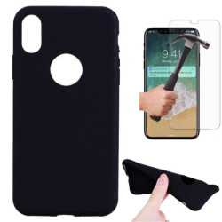 Funda TPU LISA IPHONE 8 NEGRA + Protector